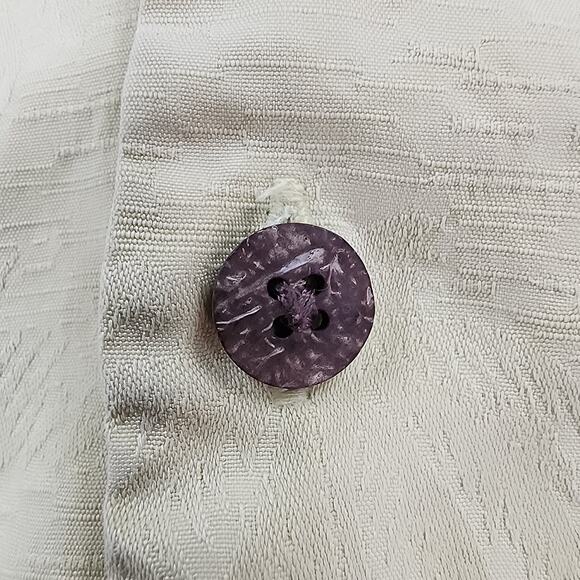 Tommy Bahama Shirt Mens Medium Yellow Silk Button Up Hawaiian Camp Loop Collar - Picture 11 of 16